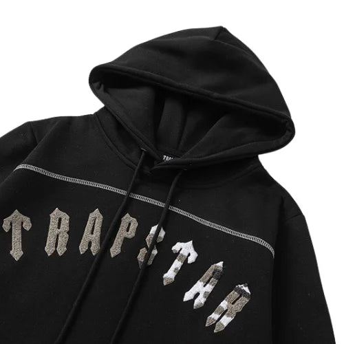 Trapstar Irongate Arch Chenille Tracksuit Black white