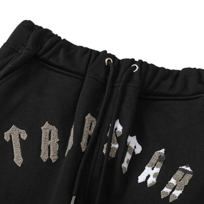 Trapstar Irongate Arch Chenille Tracksuit Black white