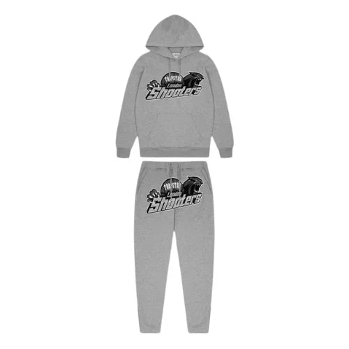 Trapstar Greece Shooters Tracksuit Grey White