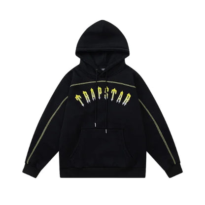 Trapstar X Central Cee 23 Arched Panel Tracksuit Black Yellow