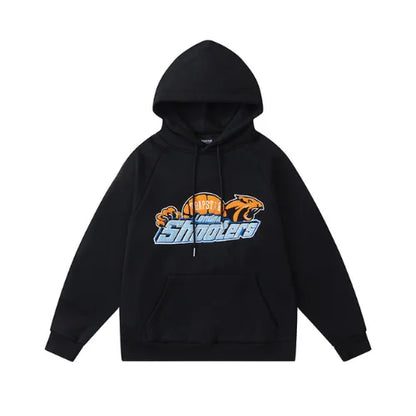 Trapstar Black Orange Shooters Tracksuit