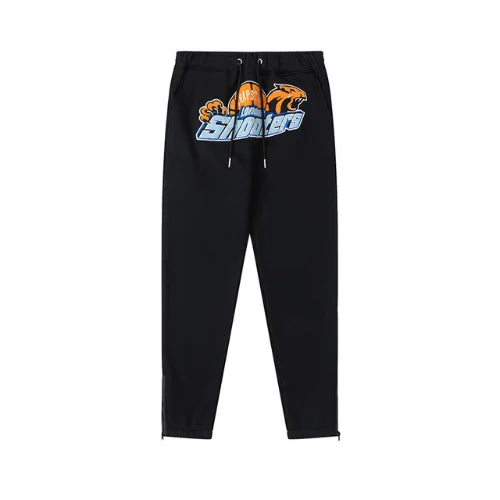 Trapstar Black Orange Shooters Tracksuit