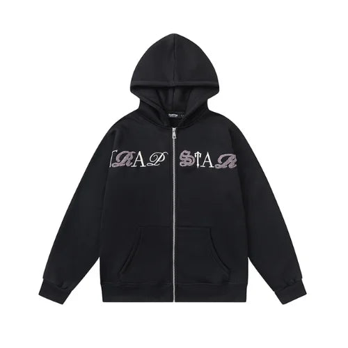 Trapstar Black Zipper Tracksuit