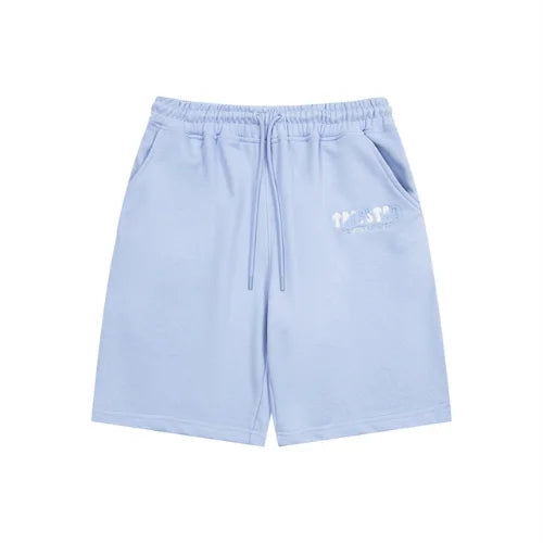 Trapstar Chenille Decoded Short Set Blue