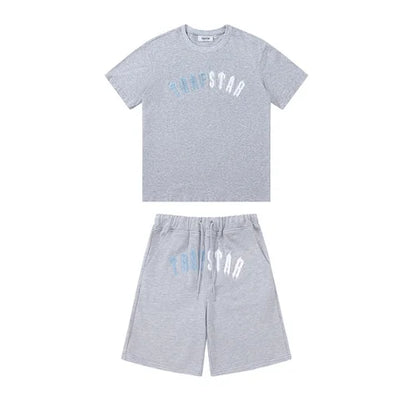 Trapstar Chenille Decoded Short Set Grey