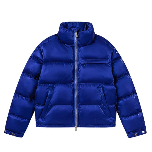 Trapstar Decoded Puffer Jacket Shiny Blue