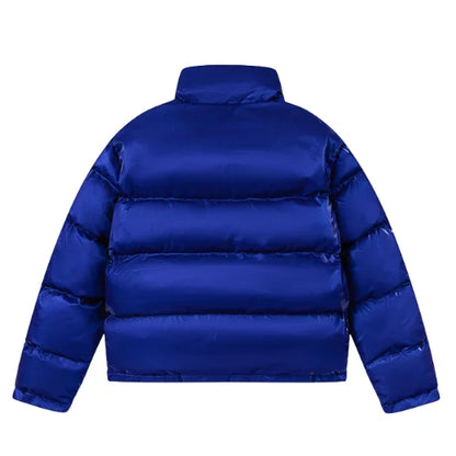 Trapstar Decoded Puffer Jacket Shiny Blue