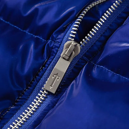 Trapstar Decoded Puffer Jacket Shiny Blue