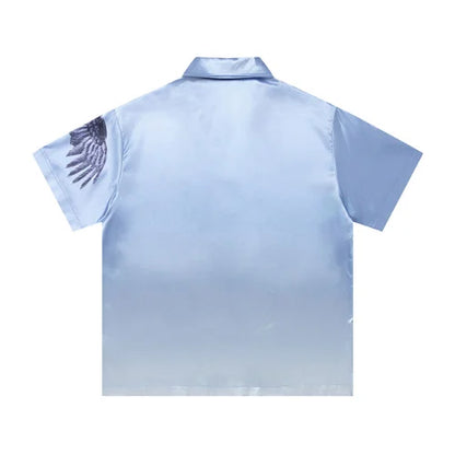 Trapstar Flying Birds Tee Shorts Set Sky Blue