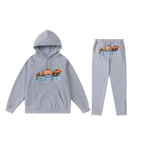 Trapstar Grey Orange Shooters Tracksuit