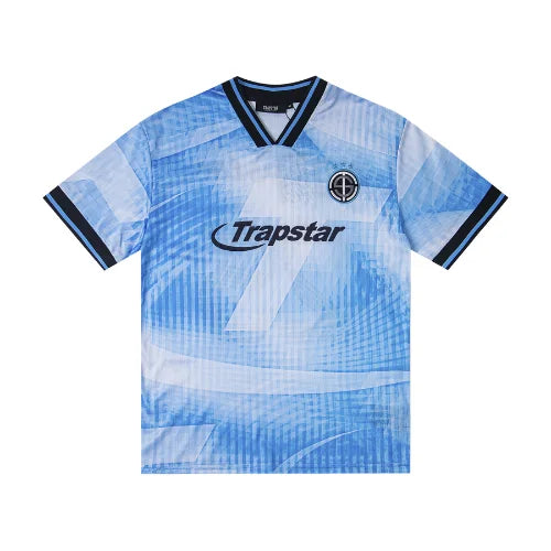 Trapstar Hyperdrive Football Jersey Blue