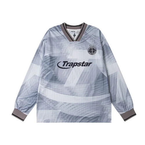 Trapstar Hyperdrive Football Jersey Grey