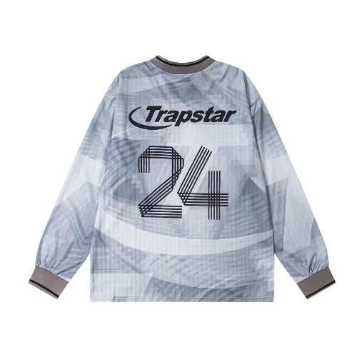 Trapstar Hyperdrive Football Jersey Grey