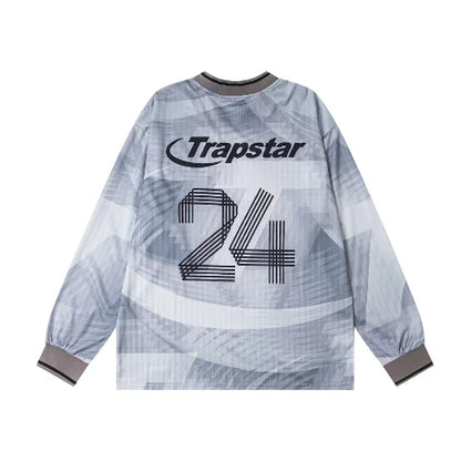 Trapstar Hyperdrive Football Jersey Grey