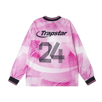Trapstar Hyperdrive Football Jersey Pink