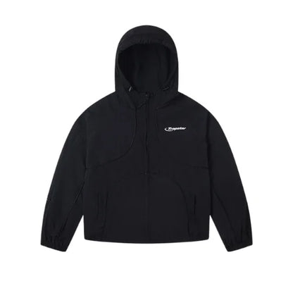 Trapstar Hyperdrive Regular Fit Windbreaker Jacket Black