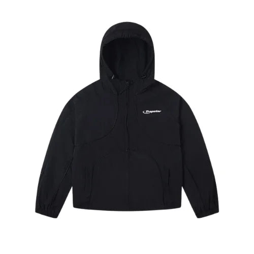 Trapstar Hyperdrive Regular Fit Windbreaker Jacket Black