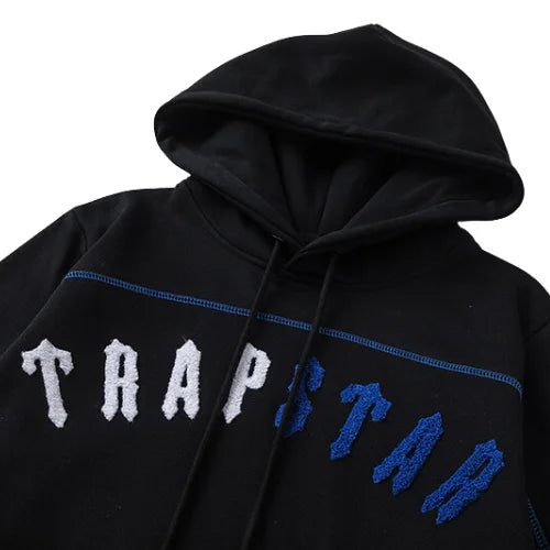 Trapstar Irongate Arch Chenille Tracksuit Black Royal Blue Special Edition, alternative view