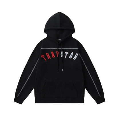 Trapstar Irongate Arch Chenille Tracksuit Black Red