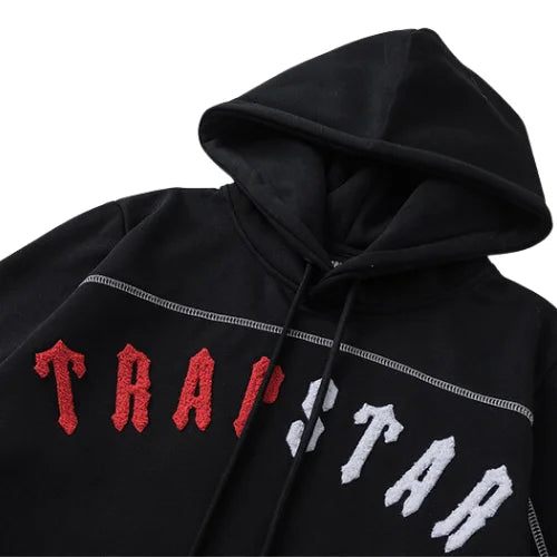 Trapstar Irongate Arch Chenille Tracksuit Black Red