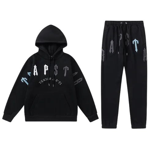 Trapstar Irongate Arch Chenille Tracksuit Black