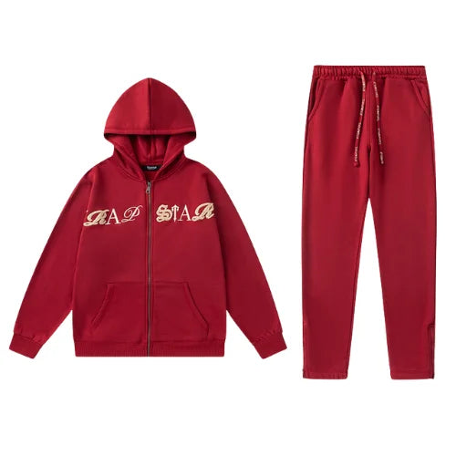Trapstar Irongate Arch Chenille Tracksuit In Red