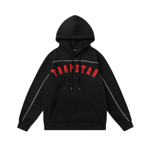 Trapstar Irongate Arch Panel Tracksuit Black Red