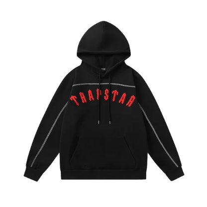 Trapstar Irongate Arch Panel Tracksuit Black Red