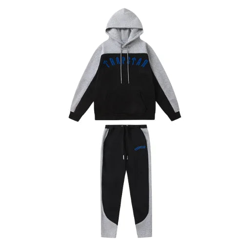 Trapstar Irongate Chenille Tracksuit Black Blue Grey