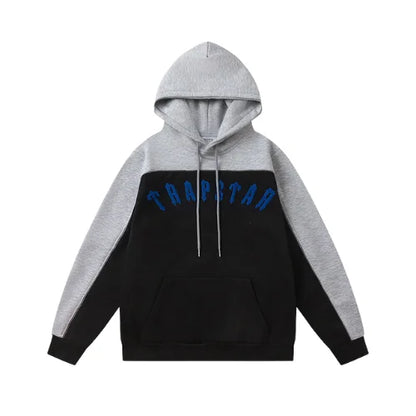 Trapstar Irongate Chenille Tracksuit Black Blue Grey