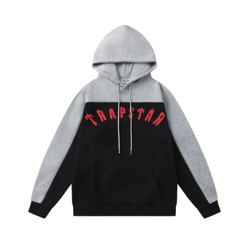 Trapstar Irongate Chenille Tracksuit Black Red Grey