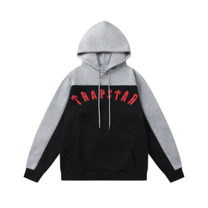 Trapstar Irongate Chenille Tracksuit Black Red Grey