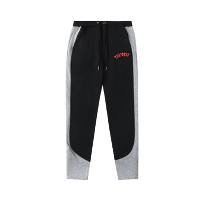 Trapstar Irongate Chenille Tracksuit Black Red Grey
