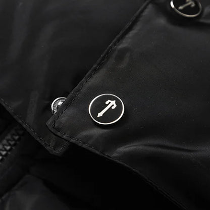 Trapstar Irongate Detachable Hooded Jacket Black