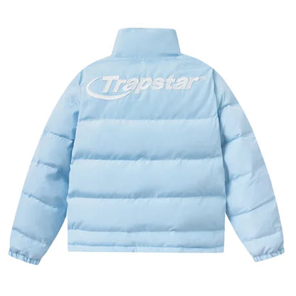 Trapstar Irongate Detachable Puffer Jacket Baby Blue