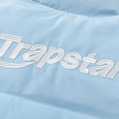 Trapstar Irongate Detachable Puffer Jacket Baby Blue
