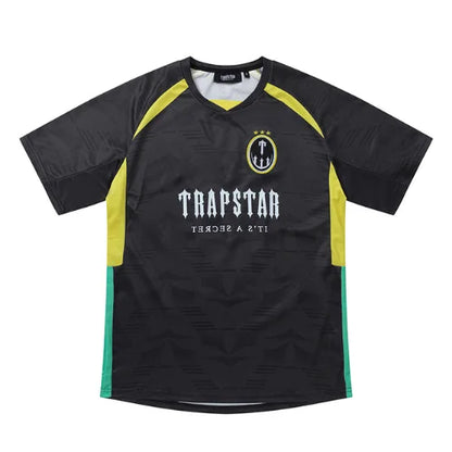 Trapstar Irongate Football Jersey Black Yellow