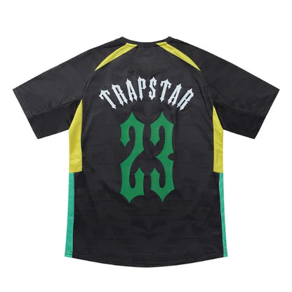 Trapstar Irongate Football Jersey Black Yellow