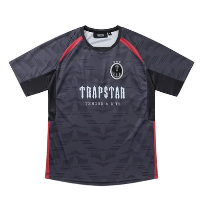Trapstar Irongate Football Jersey Black