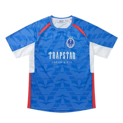 Trapstar Irongate Football Jersey Blue