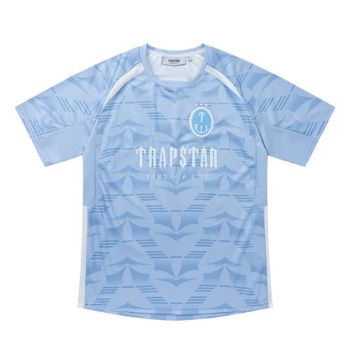 Trapstar Irongate Football Jersey Light Blue