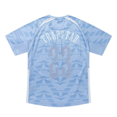 Trapstar Irongate Football Jersey Light Blue
