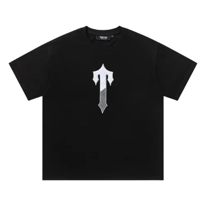 Trapstar Irongate Tee Shorts Set Black White