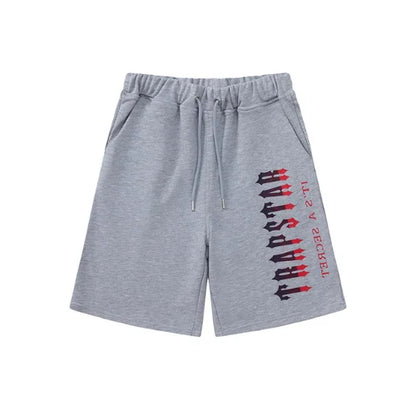 Trapstar Oversized Decoded Shorts White Grey
