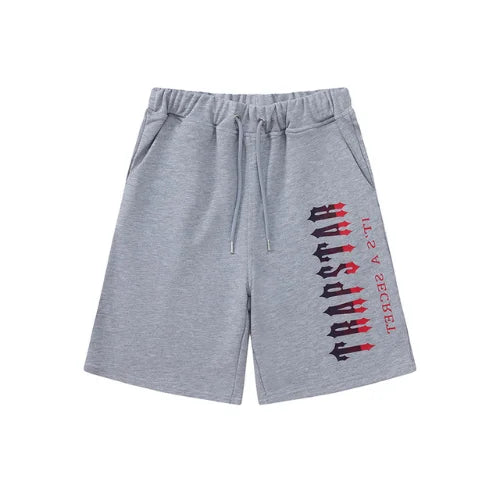 Trapstar Oversized Decoded Shorts White Grey