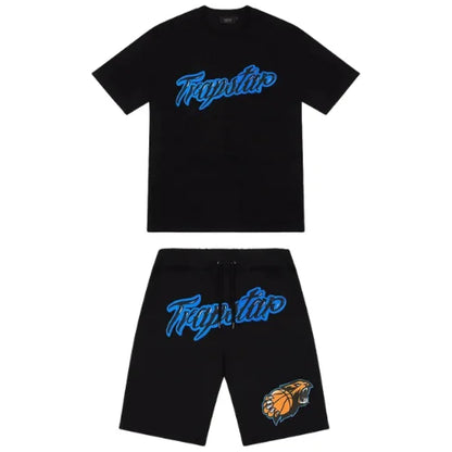 Trapstar Shooters Airbrush Short Set Black