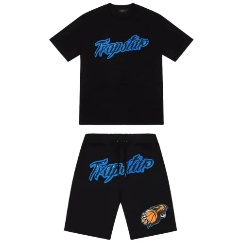 Trapstar Shooters Airbrush Short Set Black