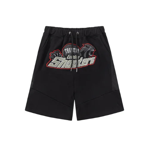 Trapstar Shooters Shorts Black Red