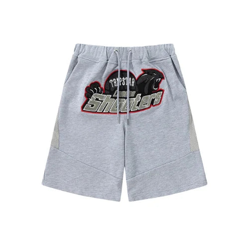 Trapstar Shooters Shorts Grey Red
