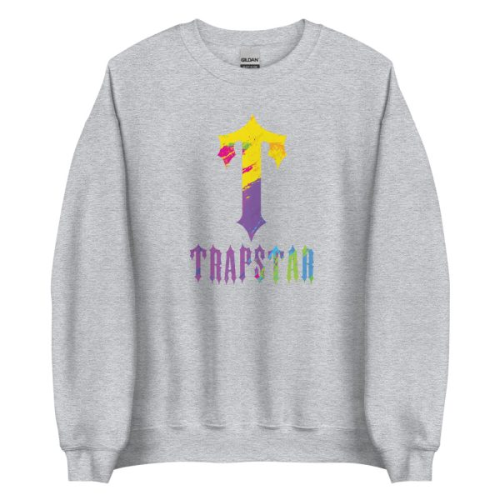 Trapstar T For Paint Sweatshirt Grey